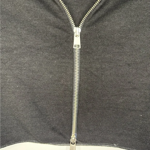 Zara Black Zip-Up Cropped Sweater - SKU 1075 - Picture 4 of 7